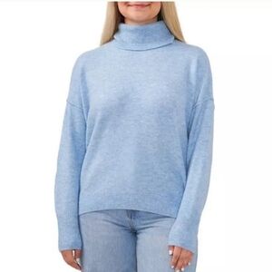 NWT Vince Camuto Ladies Turtleneck Sweater in Blue Size Woman's XXL